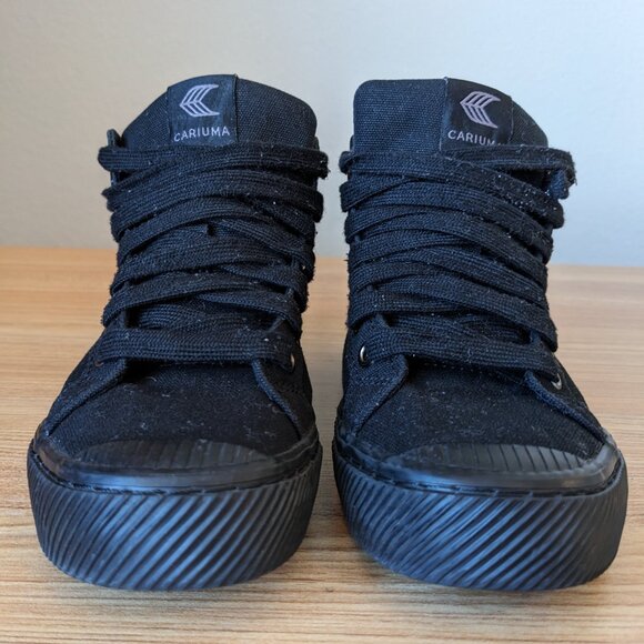 Cariuma Black Canvas OCA High Top - Women's 5.5 - Picture 5 of 9